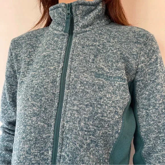 Teal Full-Zip Utility Jacket with Stand Collar - Picture 3 of 7